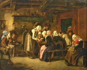Sprzedawca naleśników w Dniu Targowym w Quimperle
